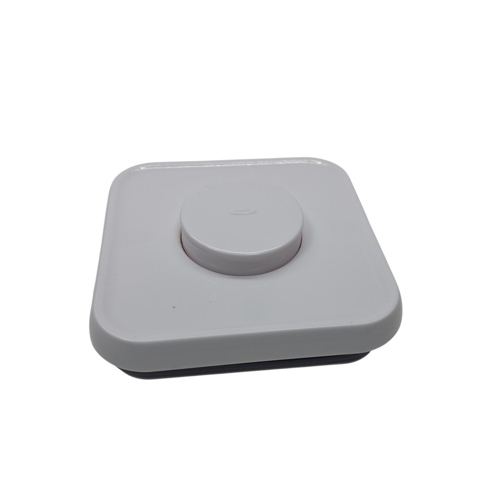 Oxo Pop Container Replacement Lid Round Push Button 6"x6" Used Free‎ Shipping!